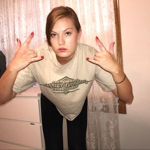 HARLEY DAVIDSON CROP TOP